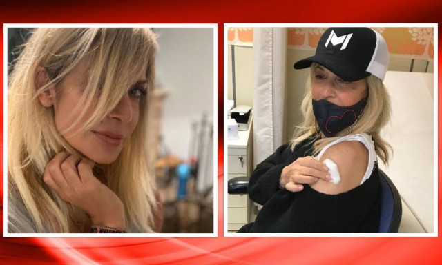 Η Βίσση έκανε το εμβόλιο για τον κορονοϊό και μας έδειξε όλη τη διαδικασία!