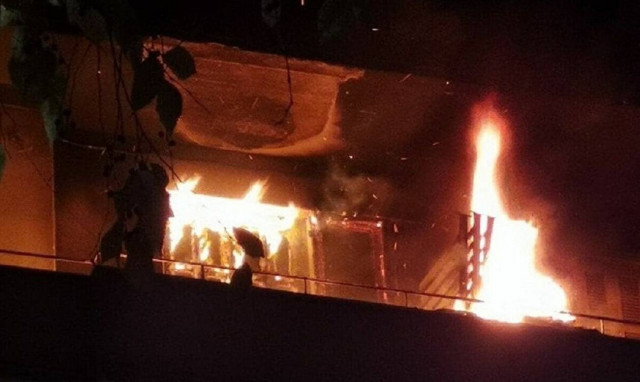 Θεσσαλονίκη: Παρανάλωμα του πυρός διπλοκατοικία στο Αγγελοχώρι