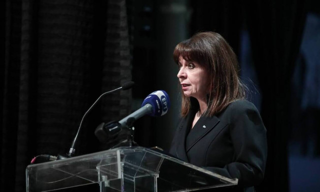 President Sakellaropoulou visiting Diapontia Islands