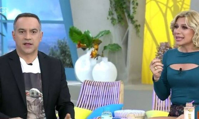 Το ατύχημα του Κρατερού Κατσούλη στον αέρα της εκπομπής (video)