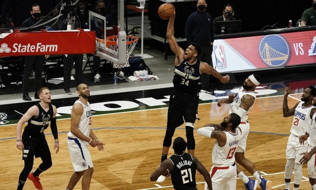 Γιάννης Αντετοκούνμπο: Παίκτης της εβδομάδας με... τρομακτικά νούμερα! (video+photos)