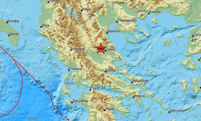 Σεισμός ΤΩΡΑ στην Ελασσόνα - Κοντά στον Τύρναβο το επίκεντρο (pics)