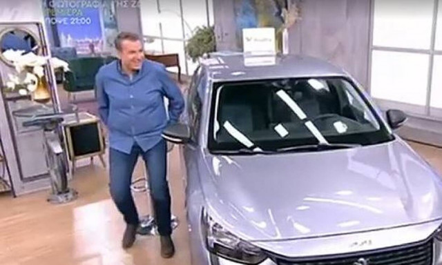 Το ατύχημα του Γιώργου Λιάγκα ζωντανά στην εκπομπή (video)