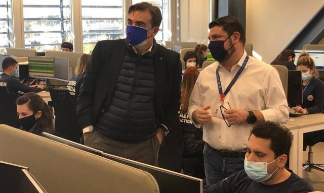 Συνάντηση Χαρδαλιά - Σχοινά στην Πολιτική Προστασία