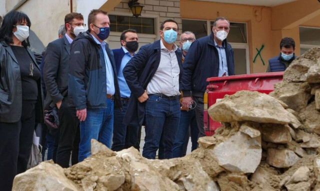 Compensating quake-afflicted citizens is of the utmost urgency, says SYRIZA's Tsipras	