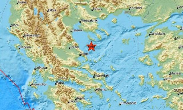 Σεισμός ΤΩΡΑ νότια της Κασσάνδρας (pics)