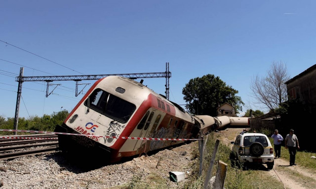 Πάτρα: Εκτροχιασμός τρένου στον σιδηροδρομικό σταθμό του Αγίου Ανδρέα