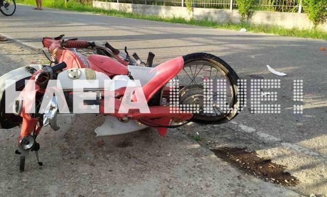 Τραγωδία στην Ηλεία: Νεκρός 81χρονος σε τροχαίο με μηχανάκι 