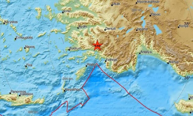 Σεισμός στη νοτιοδυτική Τουρκία - Αισθητός και στη Ρόδο (pics)