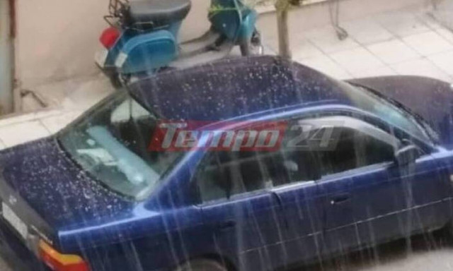 Πάτρα: Καταιγίδα με χαλάζι στην πόλη - Πώς θα εξελιχθεί η κακοκαιρία τις επόμενες ώρες