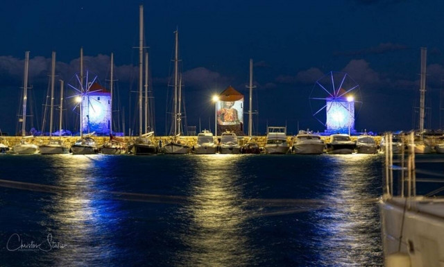 25η Μαρτίου: Στα χρώματα της γαλανόλευκης και η Ρόδος για την ιστορική επέτειο των 200 ετών