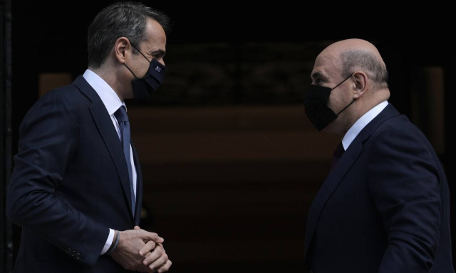 Russian Prime Minister Mishustin arrives in Athens