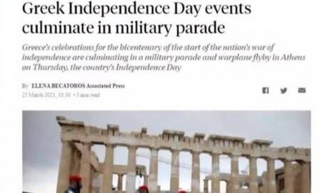 25η Μαρτίου: Έντονο ενδιαφέρον στα ξένα Μέσα για τους εορτασμούς των 200 χρόνων από την Επανάσταση