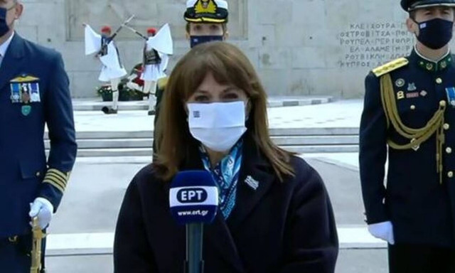 25η Μαρτίου - Σακελλαροπούλου: Ενότητα και αλληλεγγύη είναι η μεγαλύτερη δύναμη του Έθνους μας