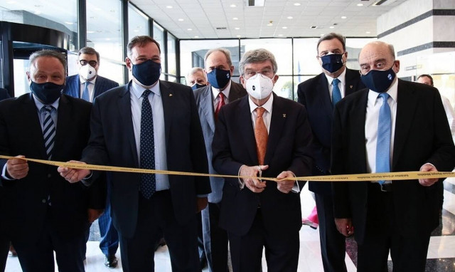 O Πρόεδρος της ΔΟΕ Τόμας Μπαχ εγκαινίασε την Ψηφιακή Εκθεση στην ΕΟΕ (video+photos)