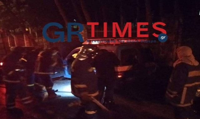 Φωτιά στη Θεσσαλονίκη: Στόχος εμπρηστών όχημα του ΟΤΕ