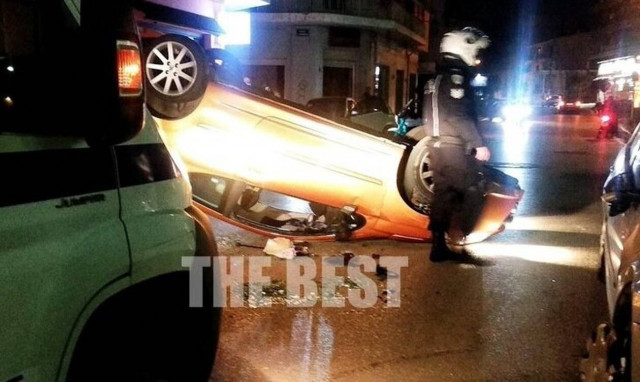 Πάτρα: Σοβαρό τροχαίο - Παιδί προσπάθησε να ανοίξει την πόρτα εν κινήσει (pics)