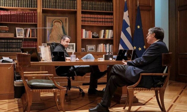 Μητσοτάκης: Αυτός είναι ο λόγος που αποχώρησε από την ενημέρωση ο Σωτήρης Τσιόδρας 