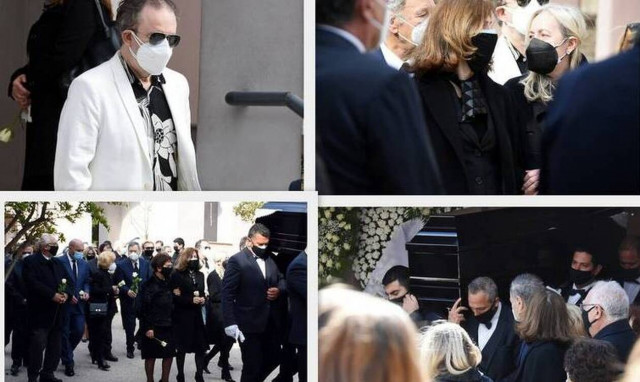 Τάκης Βουγιουκλάκης: Το τελευταίο «αντίο» στον αδερφό της Αλίκης Βουγιουκλάκη (Photos)