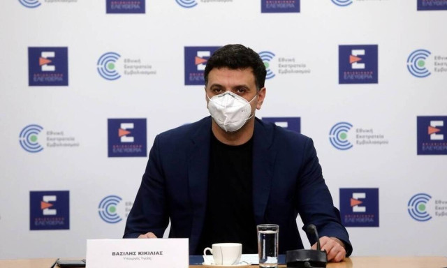 Kikilias: The plan is for vaccinations of healthy people in their 40s to begin in June