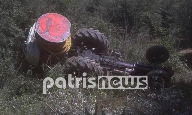 Τραγωδία στην Ηλεία: Νεκρός 67χρονος που καταπλακώθηκε από το τρακτέρ του