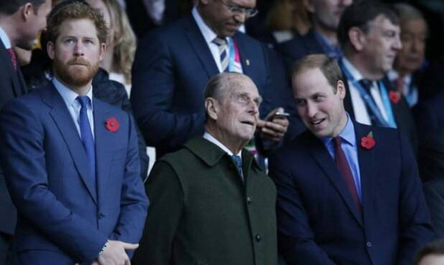 Πρίγκιπας Χάρι πρίγκιπας Φίλιππος πρίγκιπας Γουίλιαμ