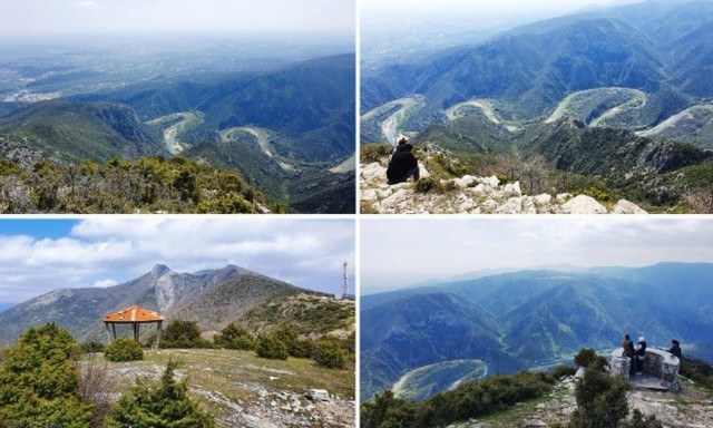 Ξάνθη: Οι εντυπωσιακοί μαίανδροι του Νέστου και το «μπαλκόνι» με θέα μέχρι τη Λήμνο