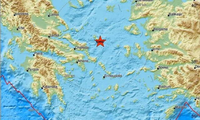 Σεισμός κοντά στη Σκύρο (pics)