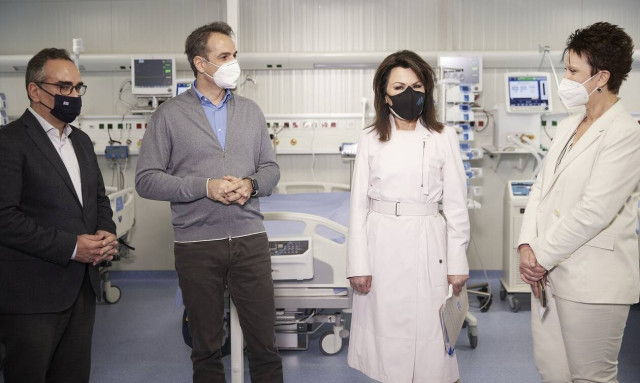 Μητσοτάκης: Εγκαινίασε 18 νέες κλίνες ΜΕΘ στο νοσοκομείο Παπανικολάου - Μία μεγάλη προίκα για το ΕΣΥ