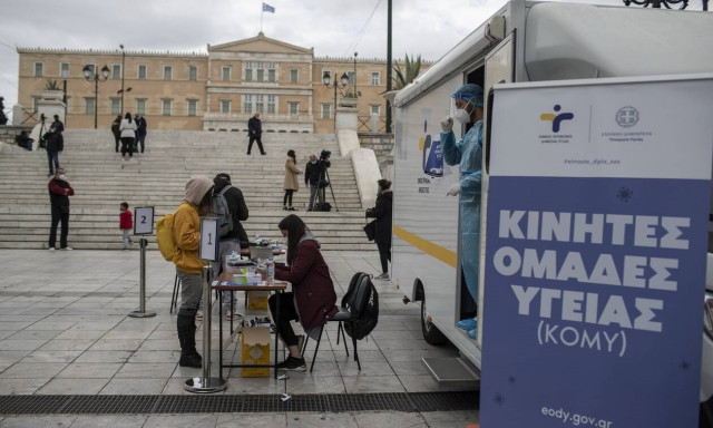 Κορονοϊός: Τα 122 σημεία σε όλη τη χώρα που θα πραγματοποιηθούν δωρεάν rapid test σήμερα (26/4)