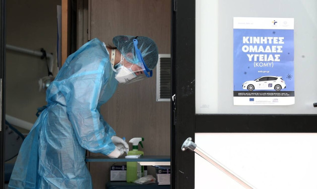 Greece registers 1,317 new coronavirus infections on Monday; 811 in ICUs nationwide