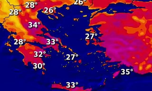 Καιρός Πάσχα: Έρχεται θερμή εισβολή – Πού θα δείξει 34άρια (ΧΑΡΤΕΣ)