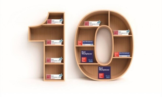 Μασούτης: Για 10η συνεχή χρονιά ανάμεσα στις κορυφαίες εταιρείες με το καλύτερο περιβάλλον εργασίας