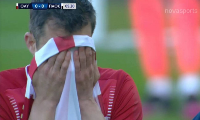 Ολυμπιακός: Χτύπησε ο Παπασταθόπουλος – Αποχώρησε βουρκωμένος (video)