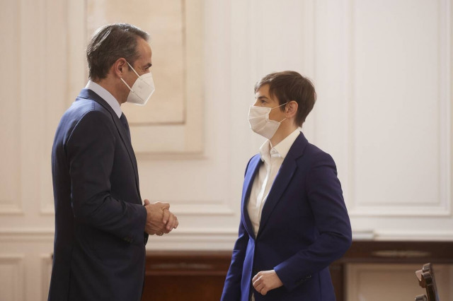 Κυριάκος Μητσοτάκης Άννα Μπρνάμπιτς