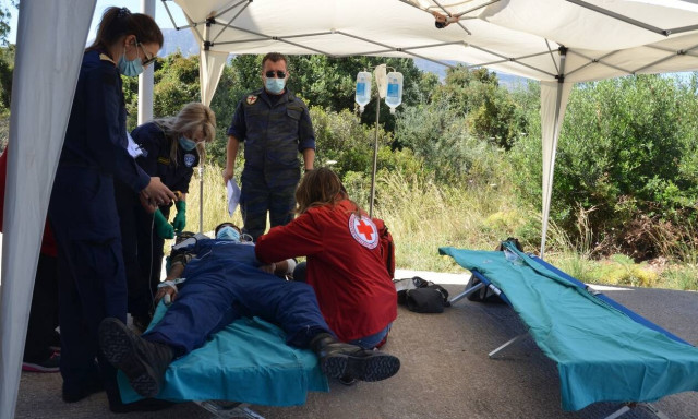 Πολεμικό Ναυτικό: Άσκηση Μείζονος Ατυχήματος στο Ναύσταθμο Κρήτης - Εντυπωσιακές εικόνες