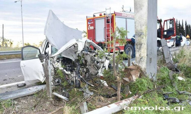Τραγωδία στην Ημαθία: Νεκρός 49χρονος μετά από φρικτό τροχαίο (σκληρές εικόνες)