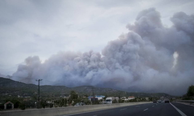 Φωτιά στα Γεράνεια Όρη – Δήμαρχος Μεγαρέων: «Είμαστε επί ποδός και σε κατάσταση έκτακτης ανάγκης»