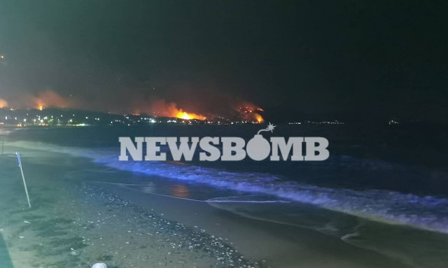 Φωτιά ΤΩΡΑ: Ολονύκτια μάχη στα Γεράνεια Όρη – Πολλά τα μέτωπα, μαίνεται η πύρινη λαίλαπα