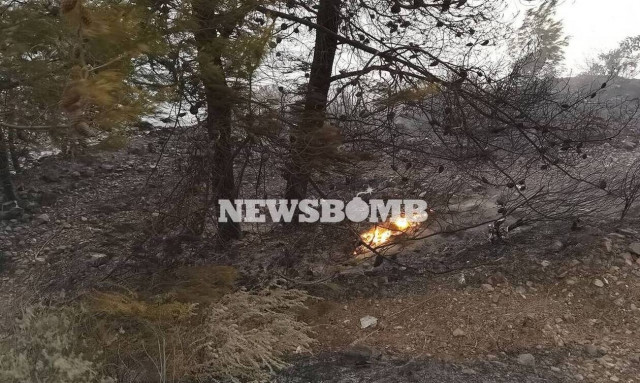 Φωτιά στην Κορινθία: Εκκενώθηκαν έξι χωριά