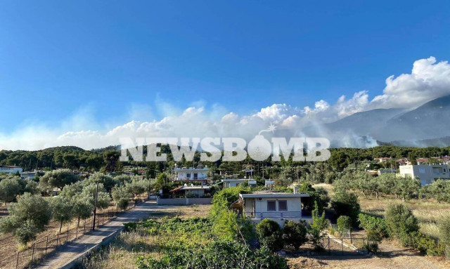 Φωτιά ΤΩΡΑ: «Μάχη» σε χαράδρες και διάσπαρτα σημεία σε Κορινθία και Δυτική Αττική