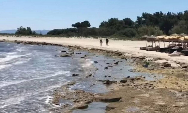 Χαλκιδική: Πήγαν για μπάνιο αλλά... έλειπε η θάλασσα!