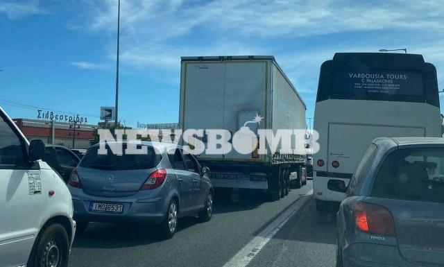 Κίνηση ΤΩΡΑ: Της... υπομονής πάλι στον Κηφισό - Μποτιλιάρισμα χιλιομέτρων