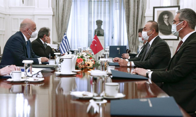 Ο Μεβλούτ Τσαβούσογλου στην Αθήνα