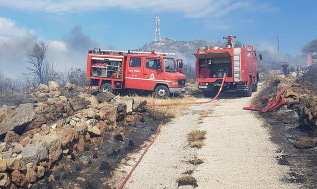 Φωτιά ΤΩΡΑ: Πυρκαγιά στην Αίγινα στην περιοχή των Βροχείων