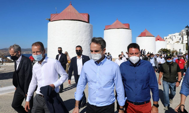 Μητσοτάκης από Αστυπάλαια: «Αυτό που κάνουμε εδώ είναι ένα παράθυρο σε ένα πιο πράσινο μέλλον»