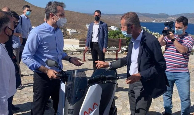 Το SEAT MÓ eScooter 125 στην Αστυπάλαια