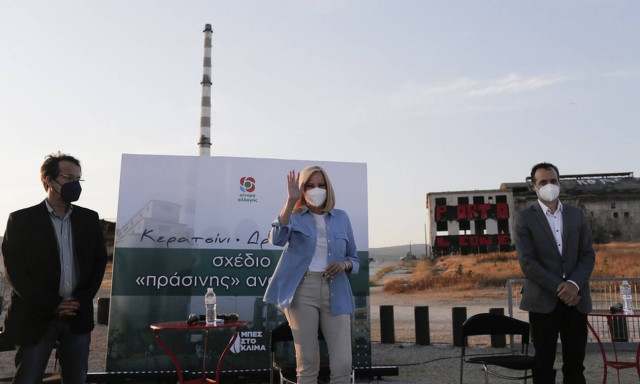 Γεννηματά από Δραπετσώνα: Τo αύριο μετά την πανδημία πρέπει να είναι βιώσιμο και δίκαιο για όλους