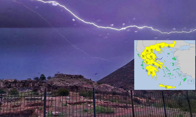 Καιρός ΤΩΡΑ: Συννεφιασμένη και βροχερή η Πέμπτη - Πού και πότε θα σημειωθούν καταιγίδες