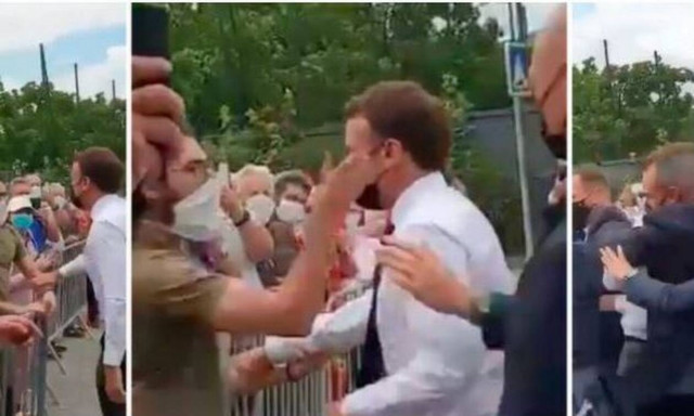 Επιθέσεις με αυγά, αλεύρι παπούτσια και… χαστούκια: Από τον Μπους και τον Ερντογάν στον Μακρόν